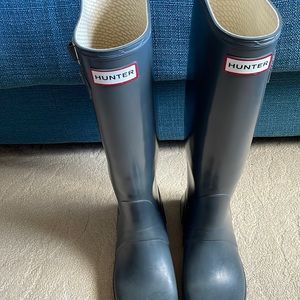 Hunter long rain boots